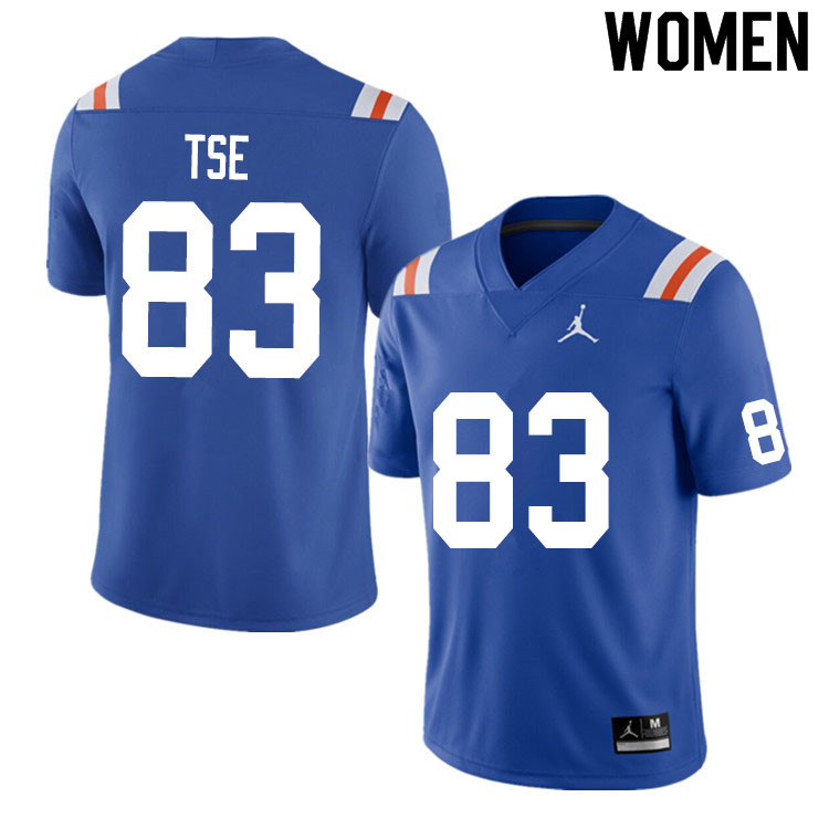 Women #83 Joshua Tse Florida Gators College Football Jerseys Sale-Throwback - Click Image to Close